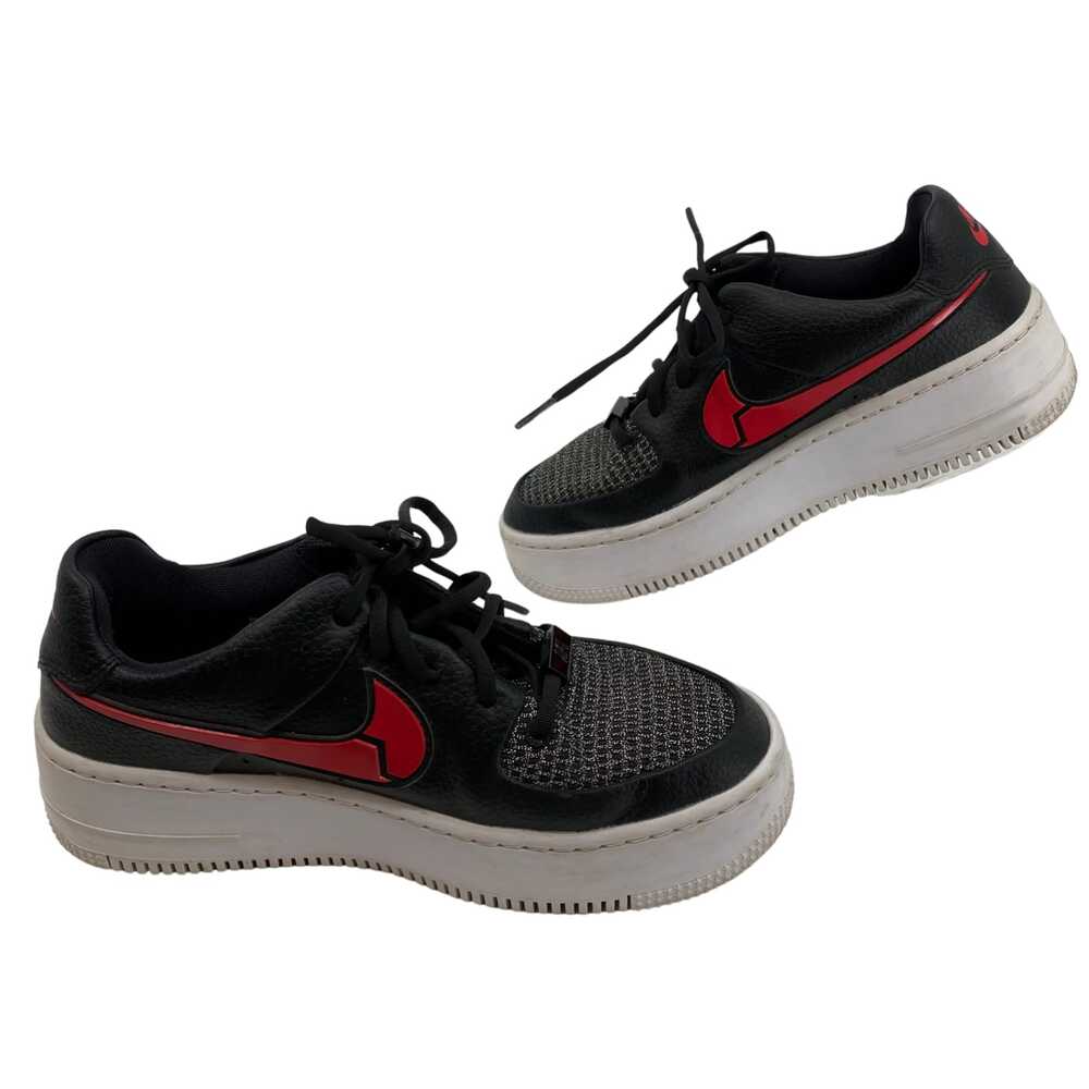 Nike Black Red Athletic Sneakers | Size 6